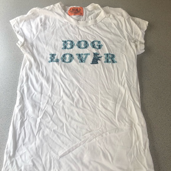 Dog lover juicy couture T-shirt - Picture 1 of 3